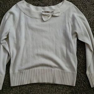 Off shoulder sweater